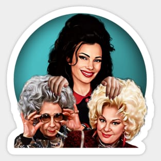 The Nanny - Sylvia and Yetta Sticker